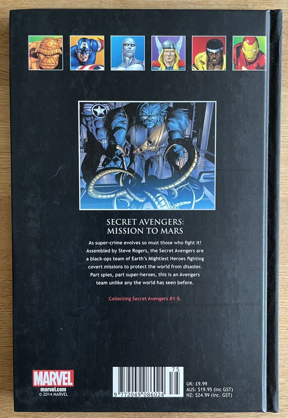 Secret Avengers Mission To Mars No 62 Marvel Graphic Novel Hardback  Like New