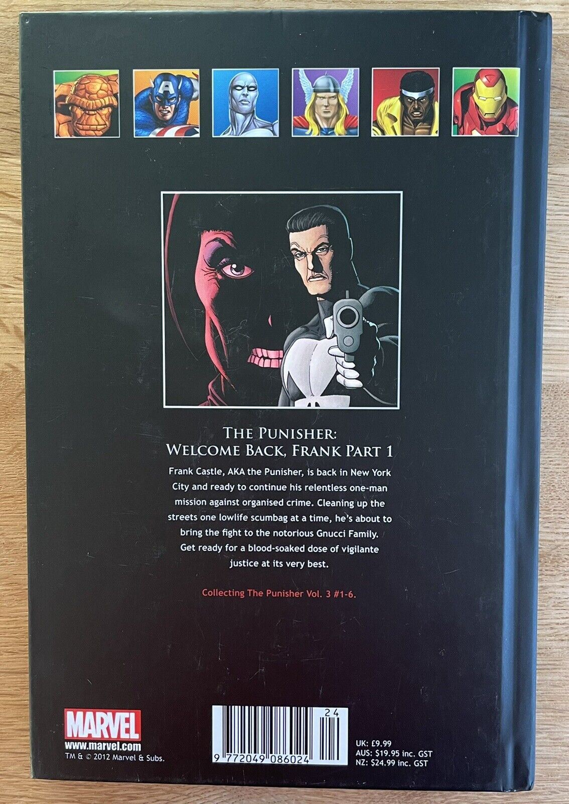 The Punisher Welcome Back Frank 1 No.18 Marvel Graphic Novel Hardback Like New