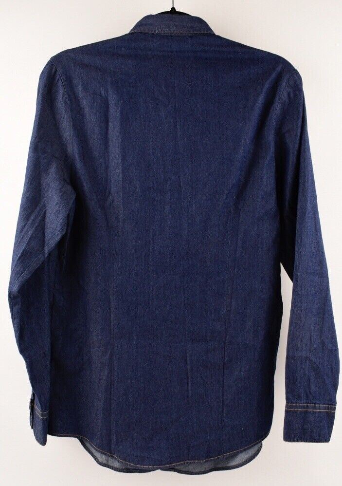 ASTON MARTIN Boys' Kids' Blue Cotton Shirt, size 16 years