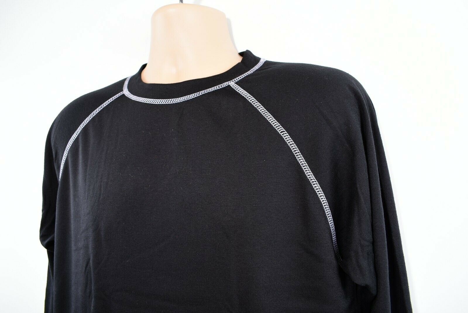 MANBI - SUPATHERM Baselayer, Men's Women's Thermal Top, Black, size XL