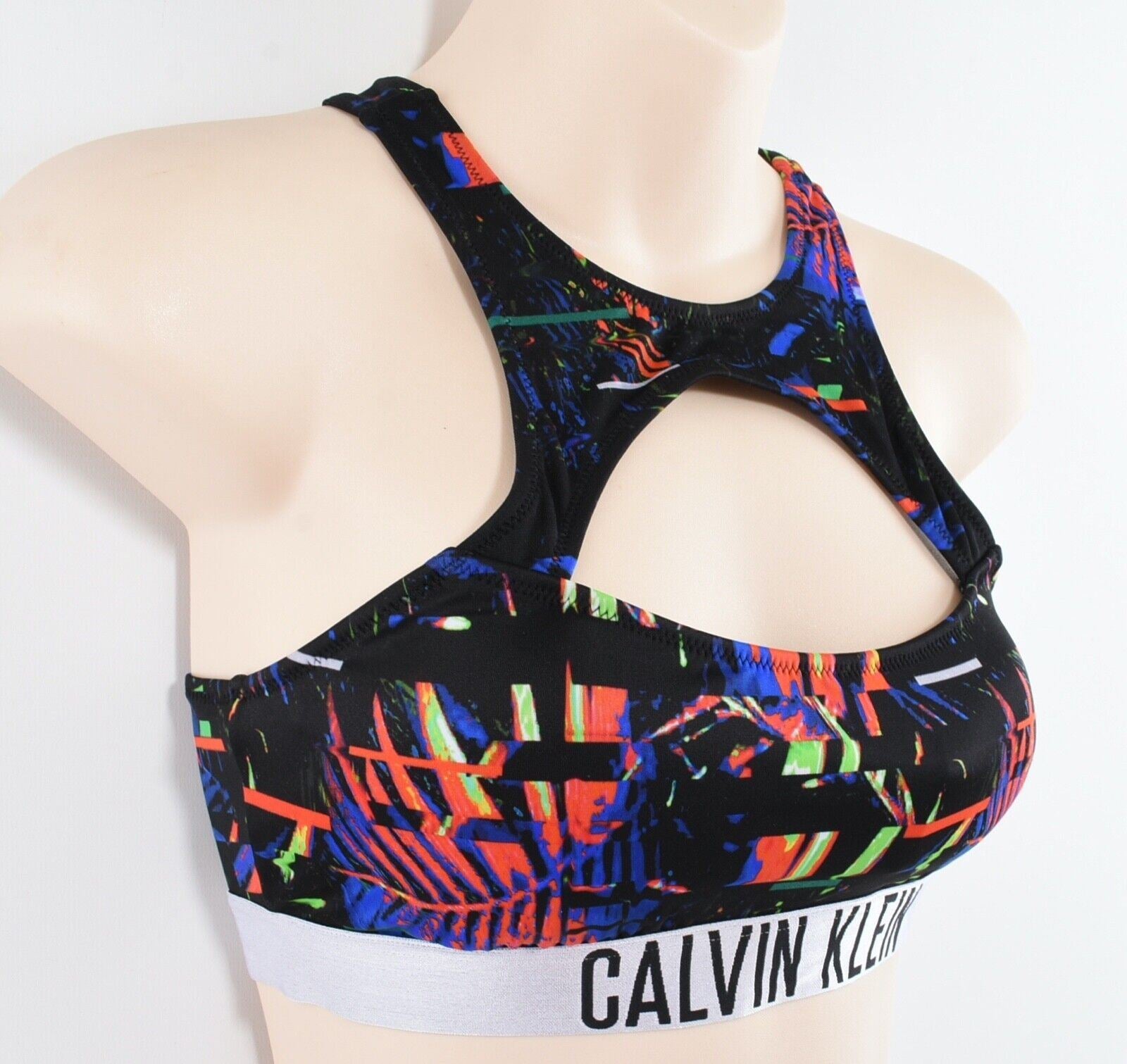 CALVIN KLEIN Swimwear: Women's Bralette Swim Top, Multicoloured, size XS