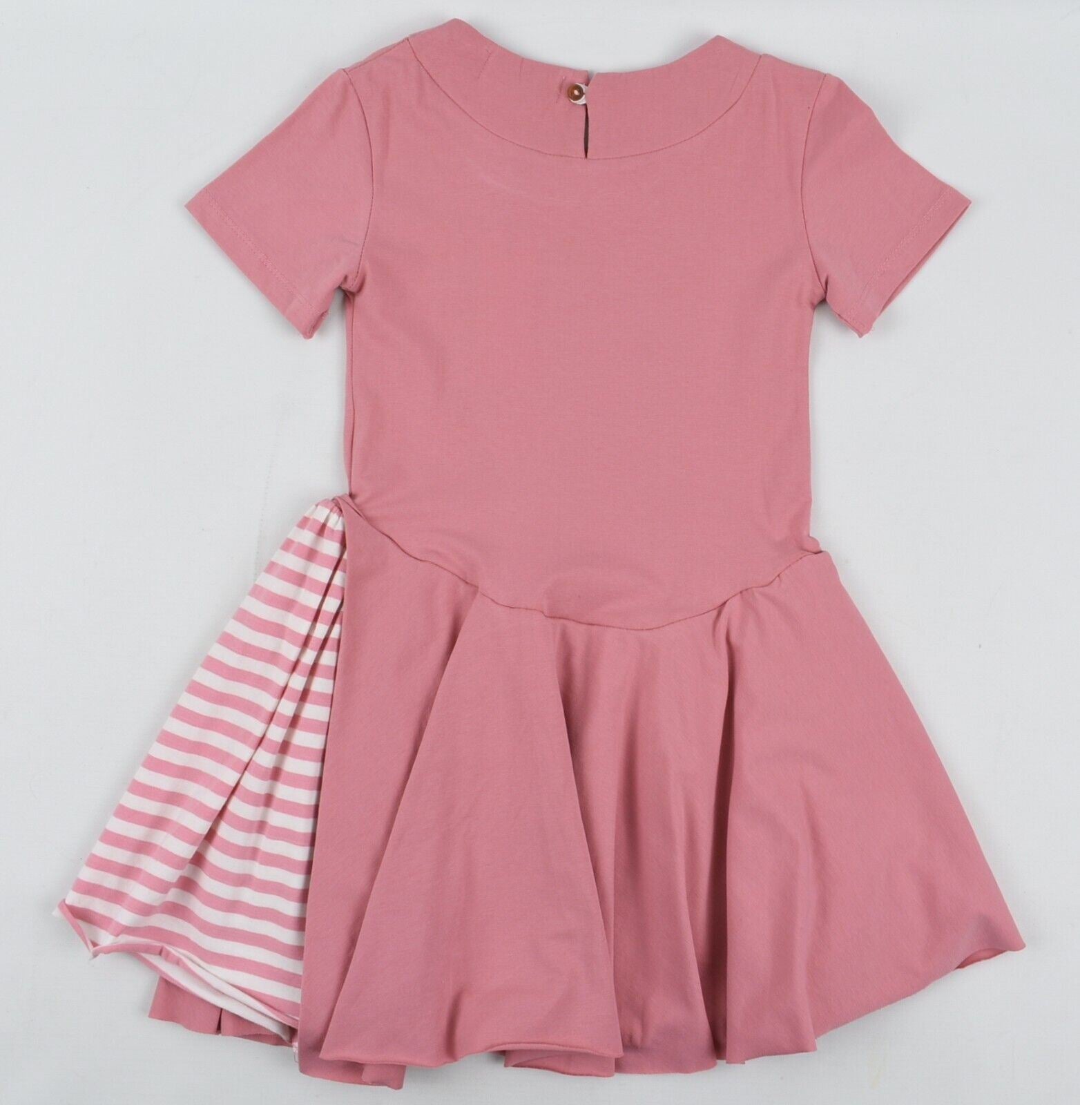 JESSIE AND JAMES Girls' Kids' Short Sleeve Jersey Dress, Pink, size 8 years