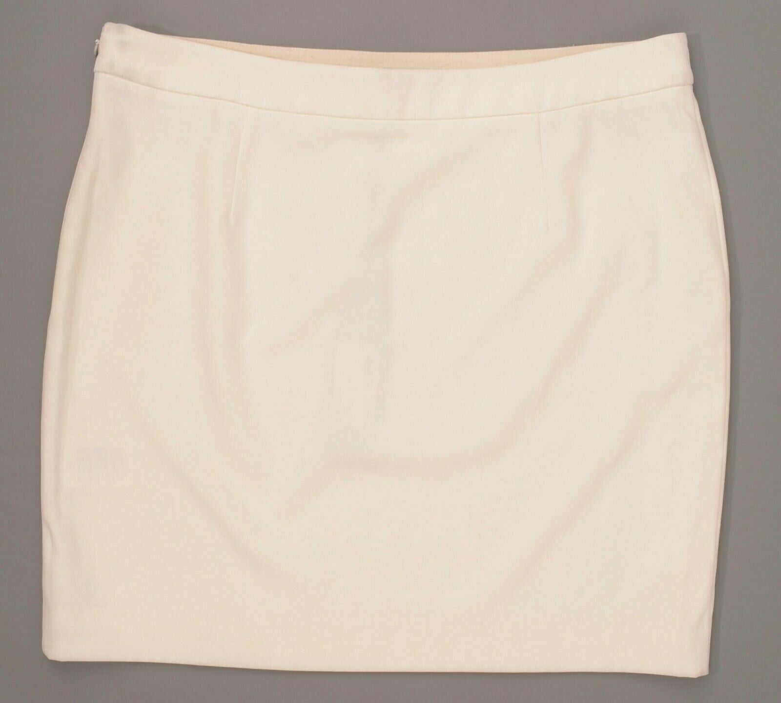 WHYRED Womens' IVANA SOFTA Skirt, Off-White, size UK 16