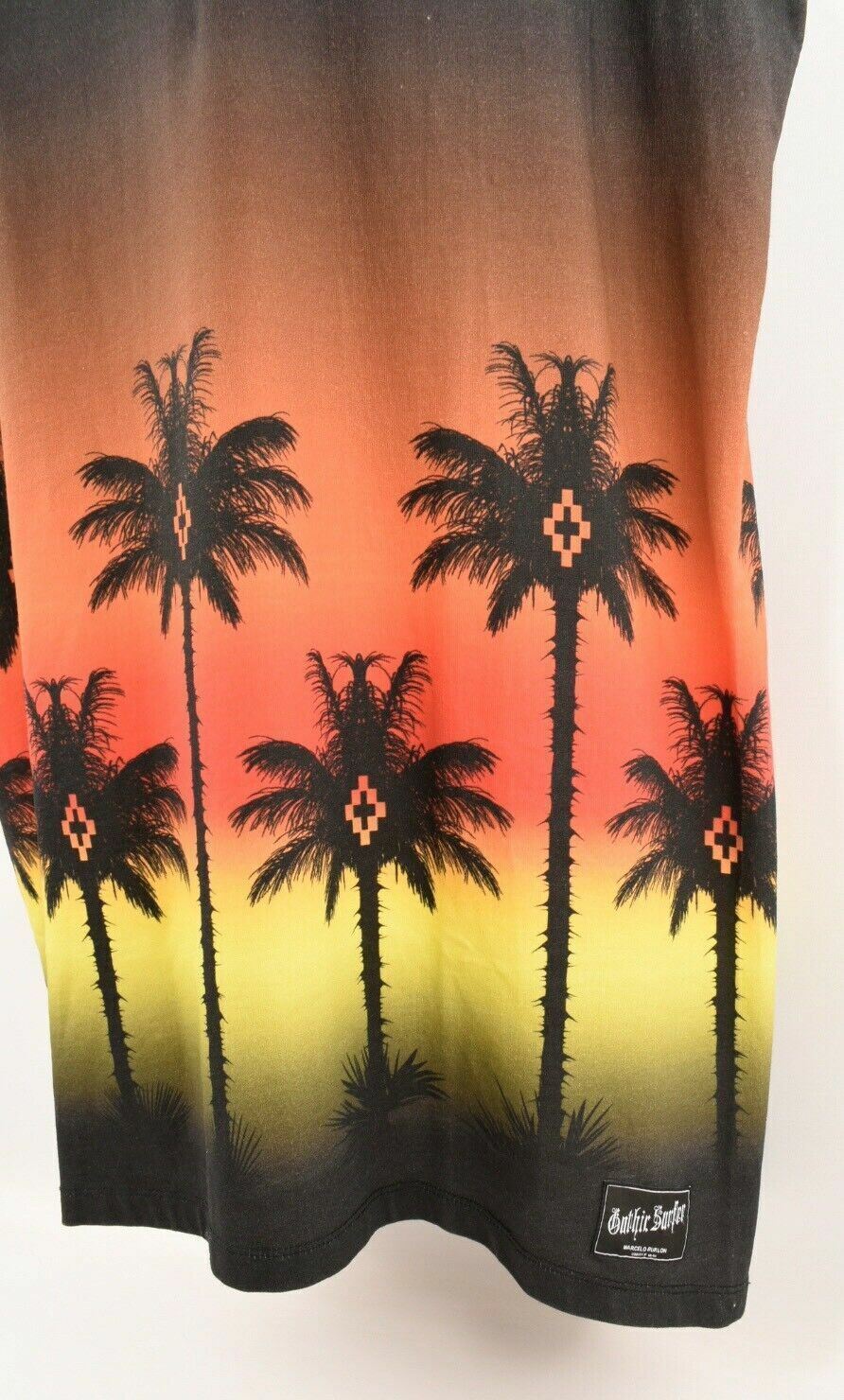 MARCELO BURLON Women's GOTHIC SURFER Oversized Summer Dress, size XS