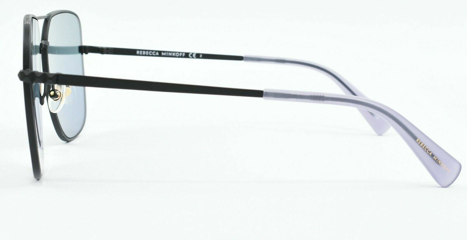 REBECCA MINKOFF Women's Matte Black STEVIE Oversized Aviation Style Sunglasses