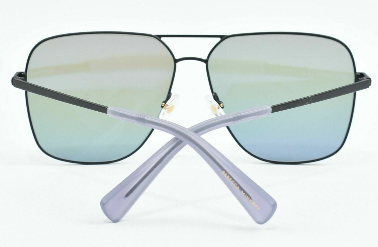 REBECCA MINKOFF Women's Matte Black STEVIE Oversized Aviation Style Sunglasses