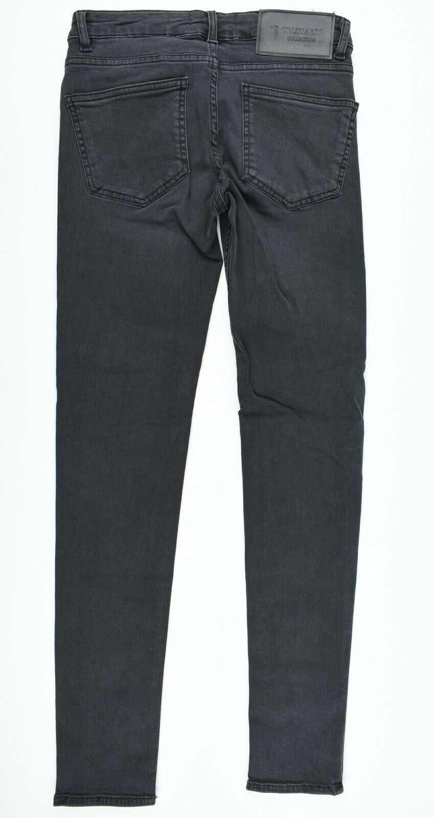 TRUSSARDI Women's Super Skinny Jeans, Dark Grey, size W23