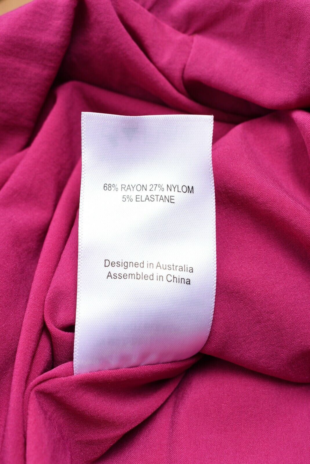 ISLA Women's Mini Strap Dress, Magenta, size XS