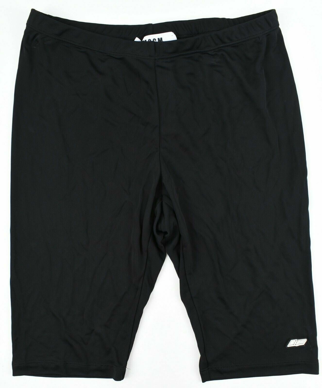 MSGM Women's Black Elastic Viscose Bermuda Shorts, IT 44 / UK 12