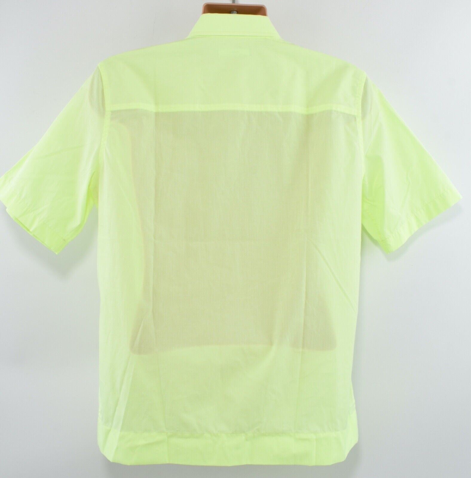 DIESEL Men's S-FRY Short Sleeve Shirt, Fluo Green, size S