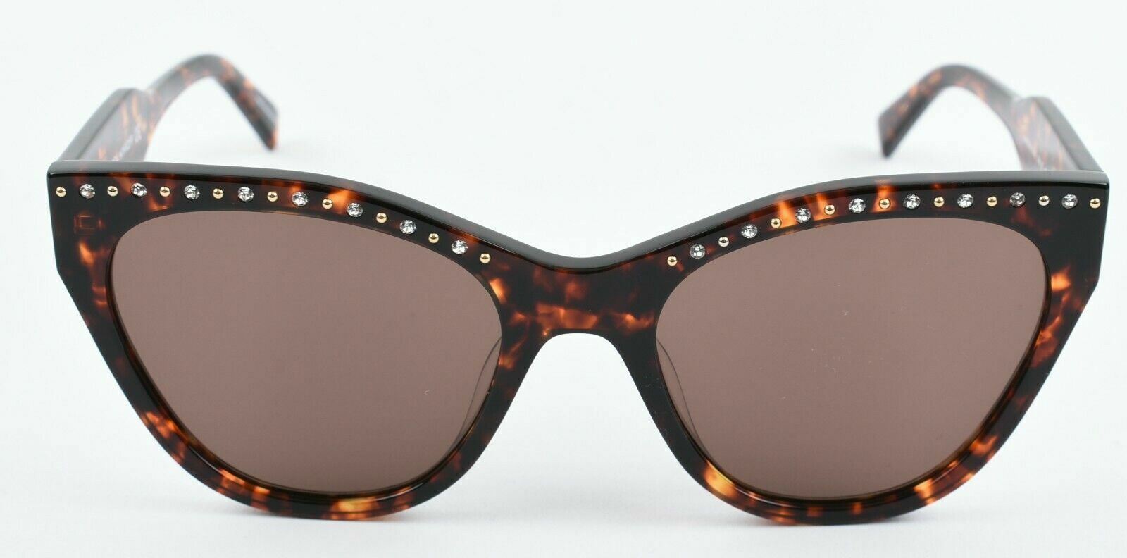 REBECCA MINKOFF Women's MARTINA Cat Eye Sunglasses, Dark Havana/Brown