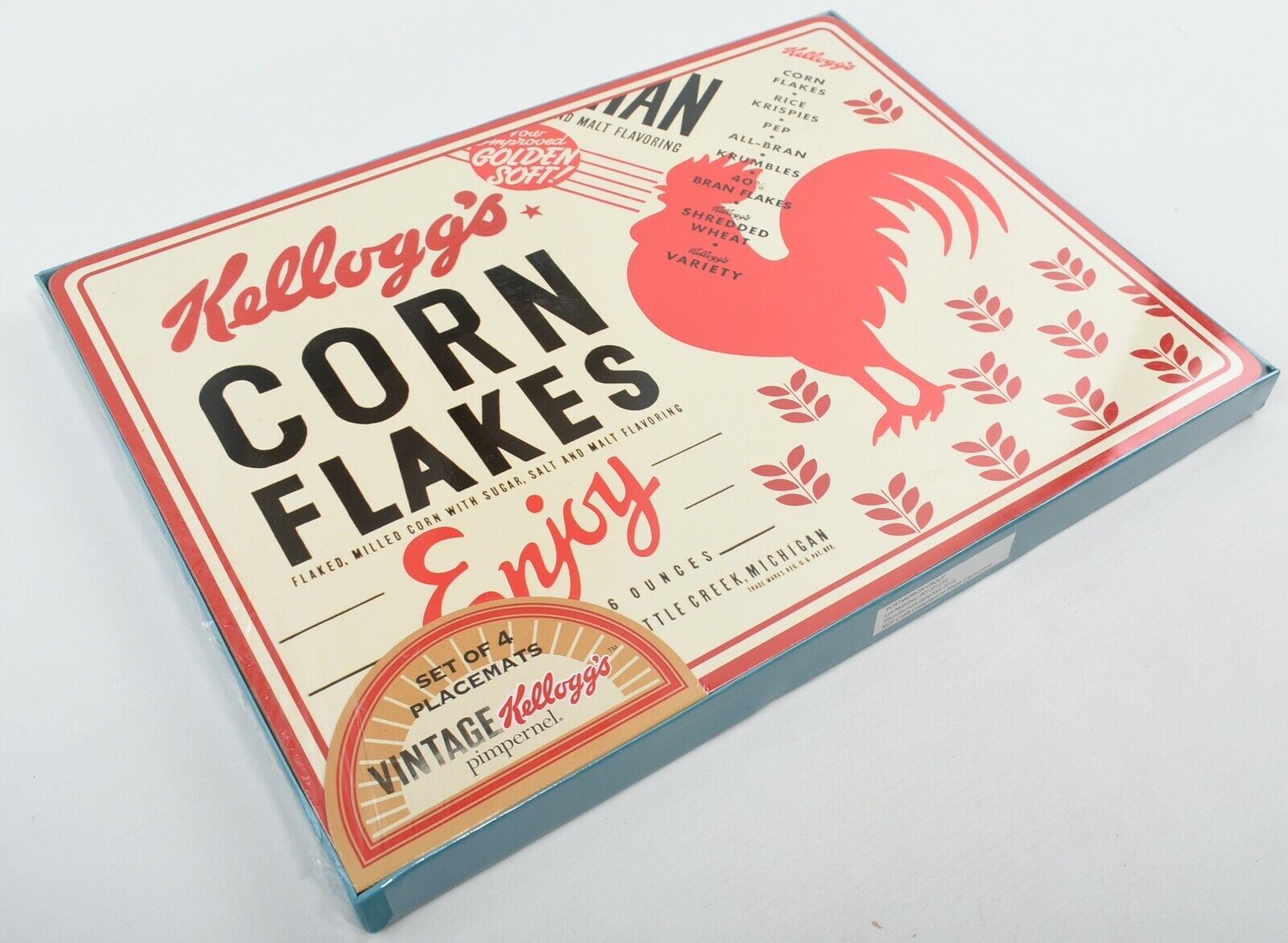 PIMPERNEL - Vintage Kellogg's - Set of 4 Cork Backed Placemats