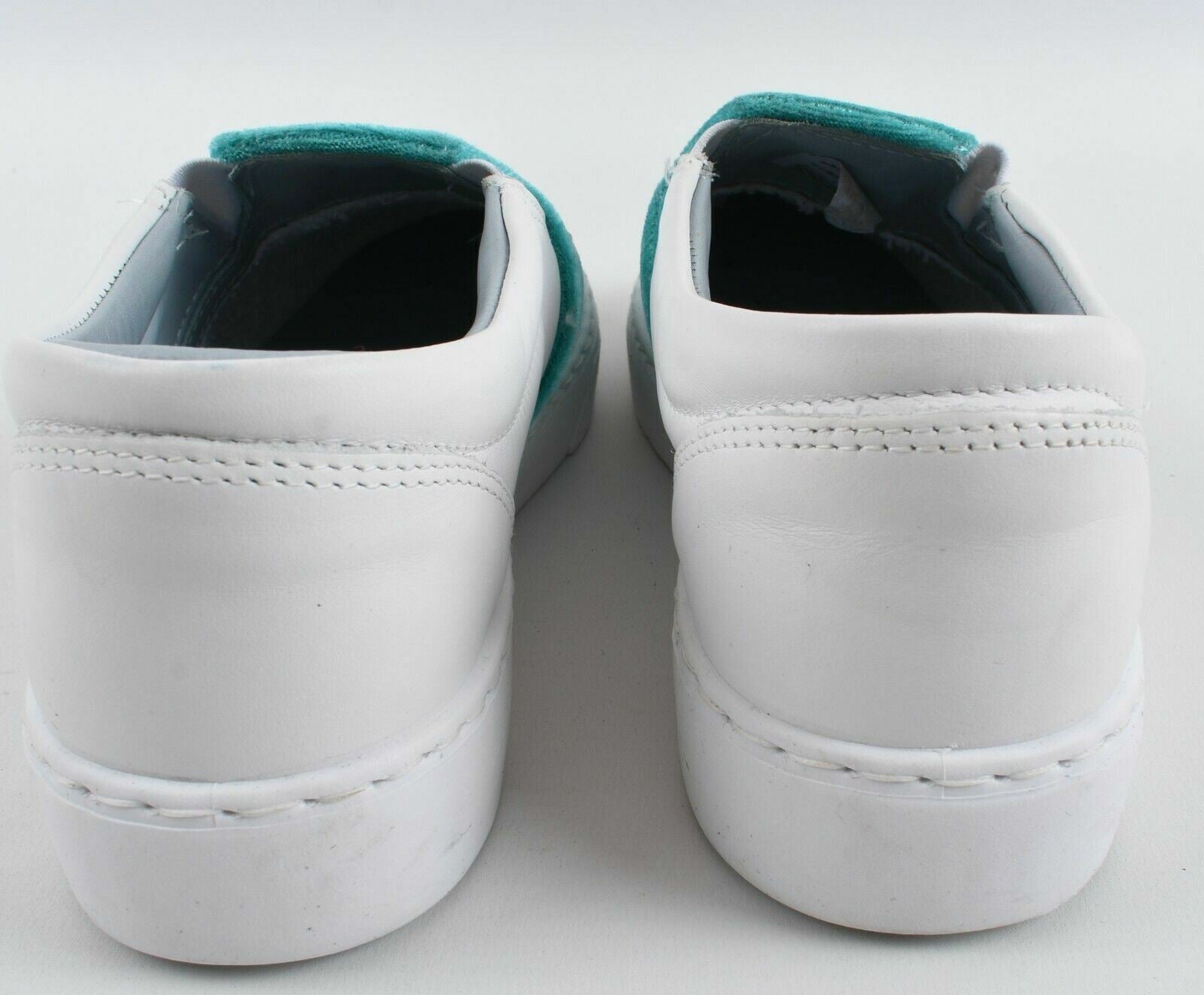 CHIARA FERRAGNI Women's Slip On Leather Pumps, Shoes, White/Green, size UK 4