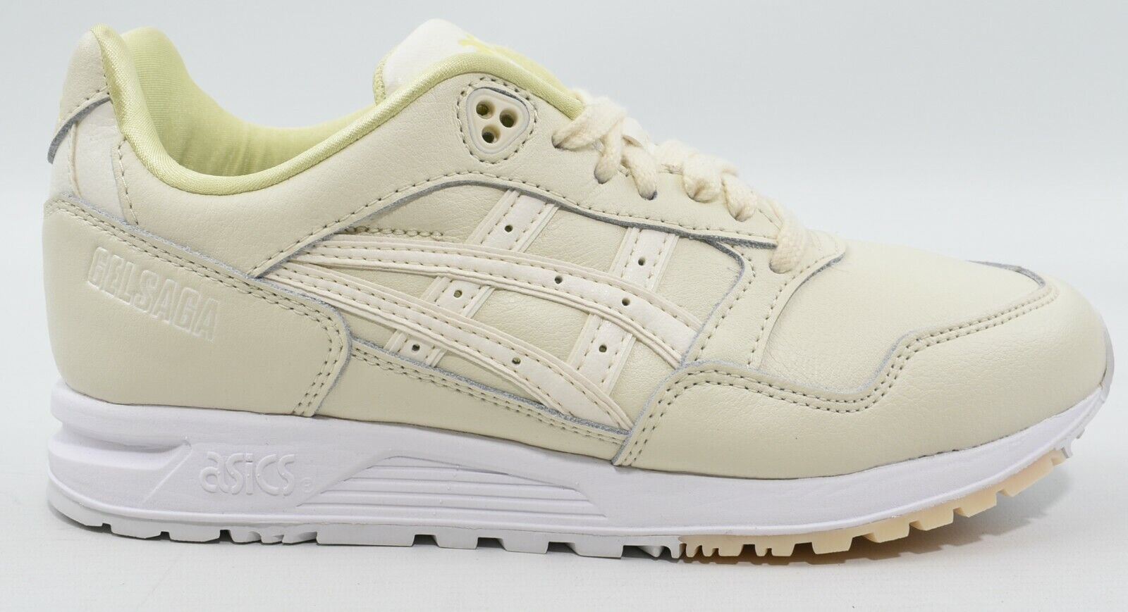 ASICS Gelsaga Women's Trainers Sneakers, Light Yellow, size UK 4 / EU 37