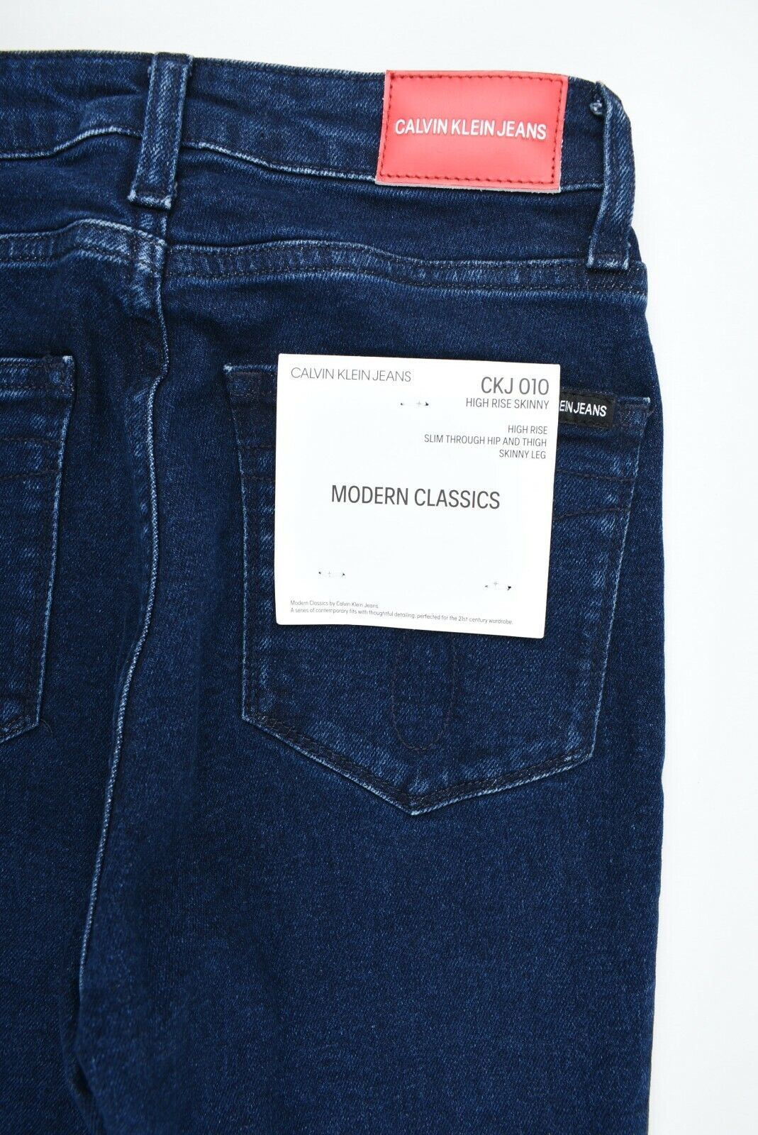 CALVIN KLEIN JEANS Women's High Rise Skinny Jeans, Sanoma Blue, size W25 L32