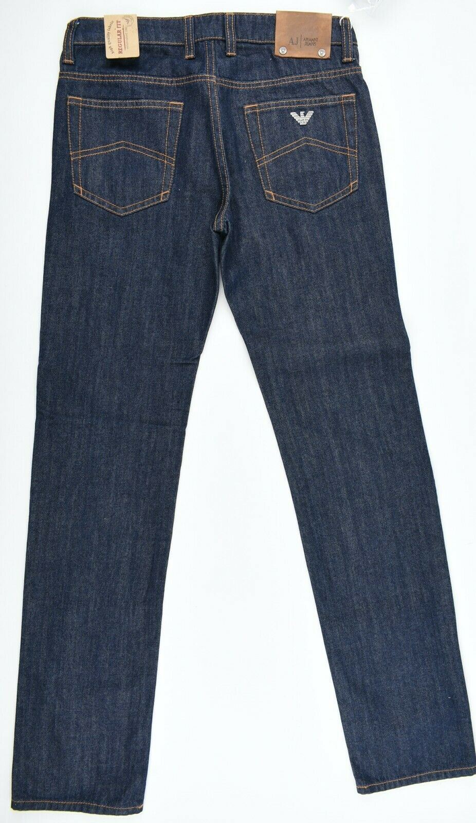 ARMANI JUNIOR Girls' Kids' Regular Fit Denim Jeans, Dark Blue, size 12 years