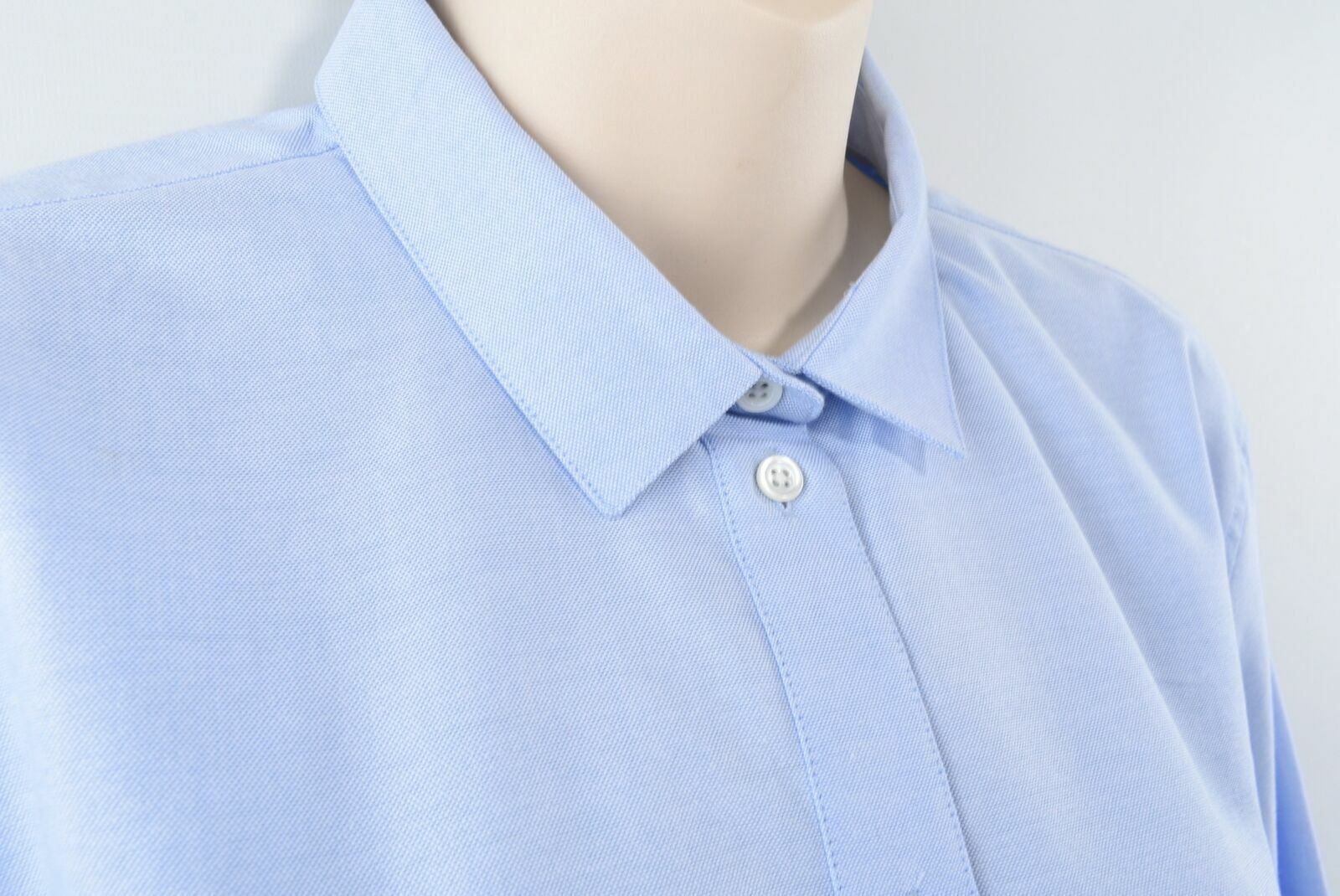 NORSE PROJECTS Women's Pale Blue Long Sleeved Collared Shirt- Size 40 / UK 18