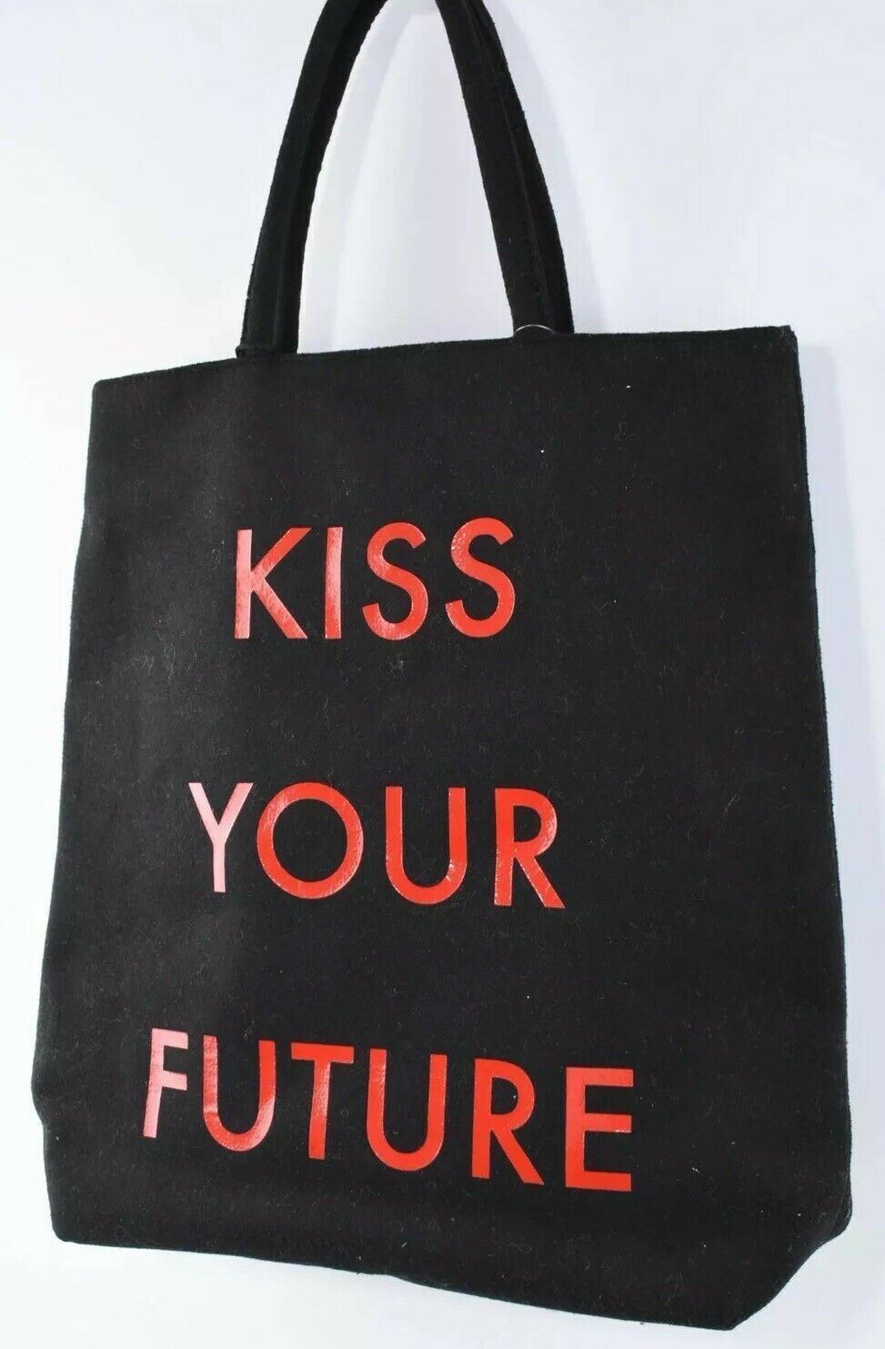 EACHxOTHER Wool Tote Women's Bag - Kiss Your Future - Black, RRP £380