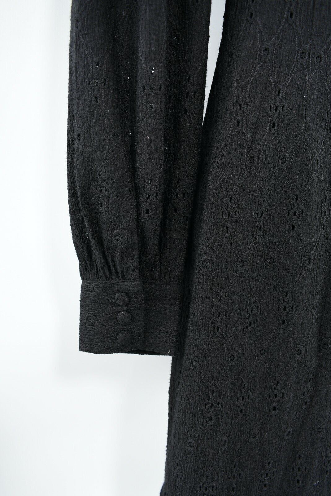 SISTERS POINT Women's EINA Mini Dress with Decorative Collar, Black, size XS