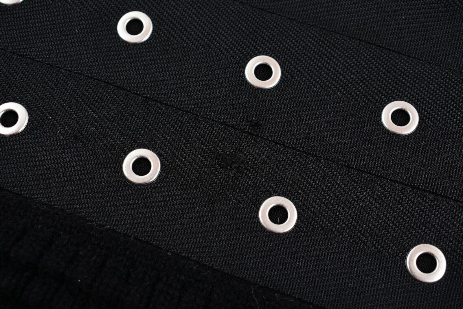 DIESEL Men's K-RUSHIS Textured Jumper with Eyelets, Black size M *stitched hole*