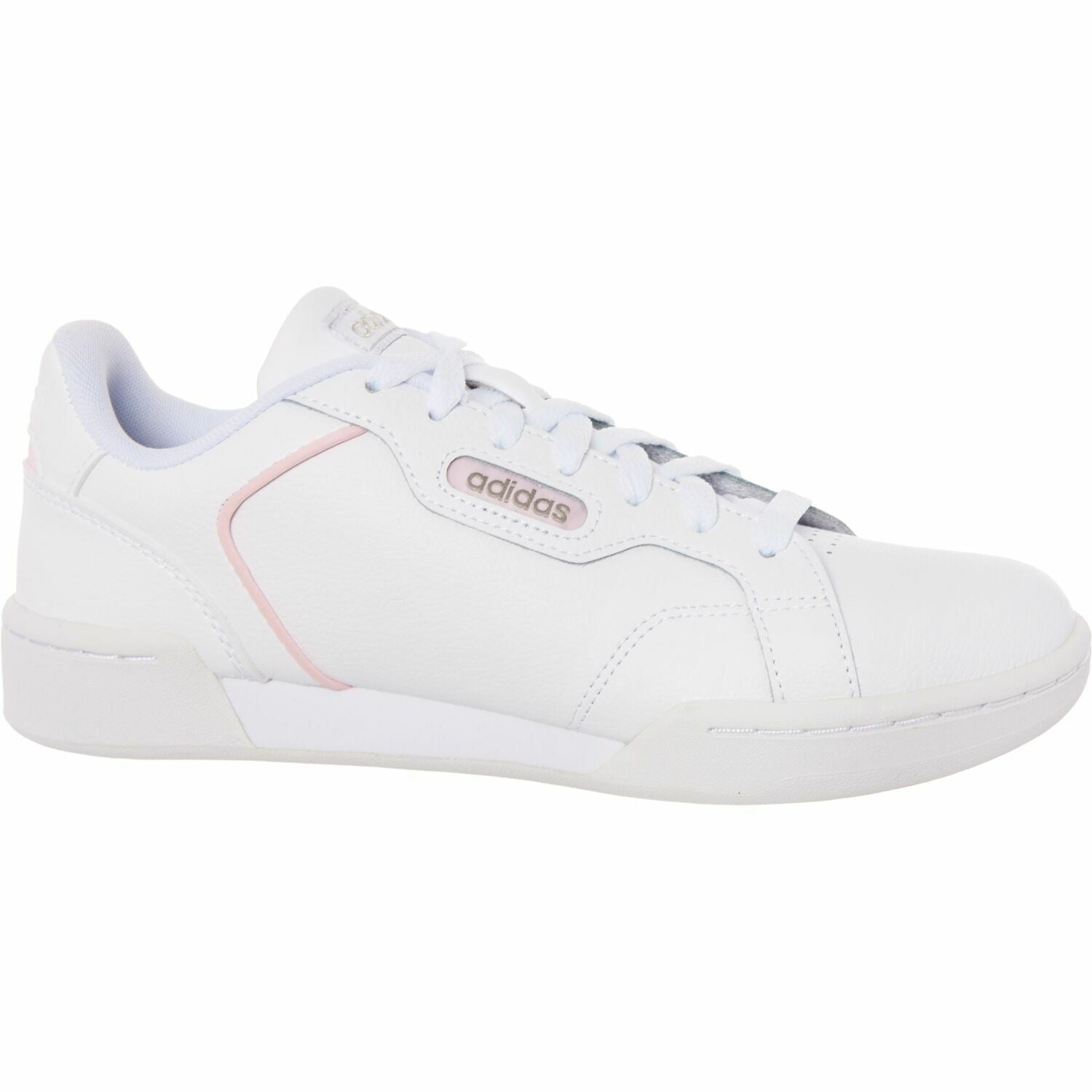 ADIDAS Womenâs ROGUERA Leather Trainers, White, size UK 4.5