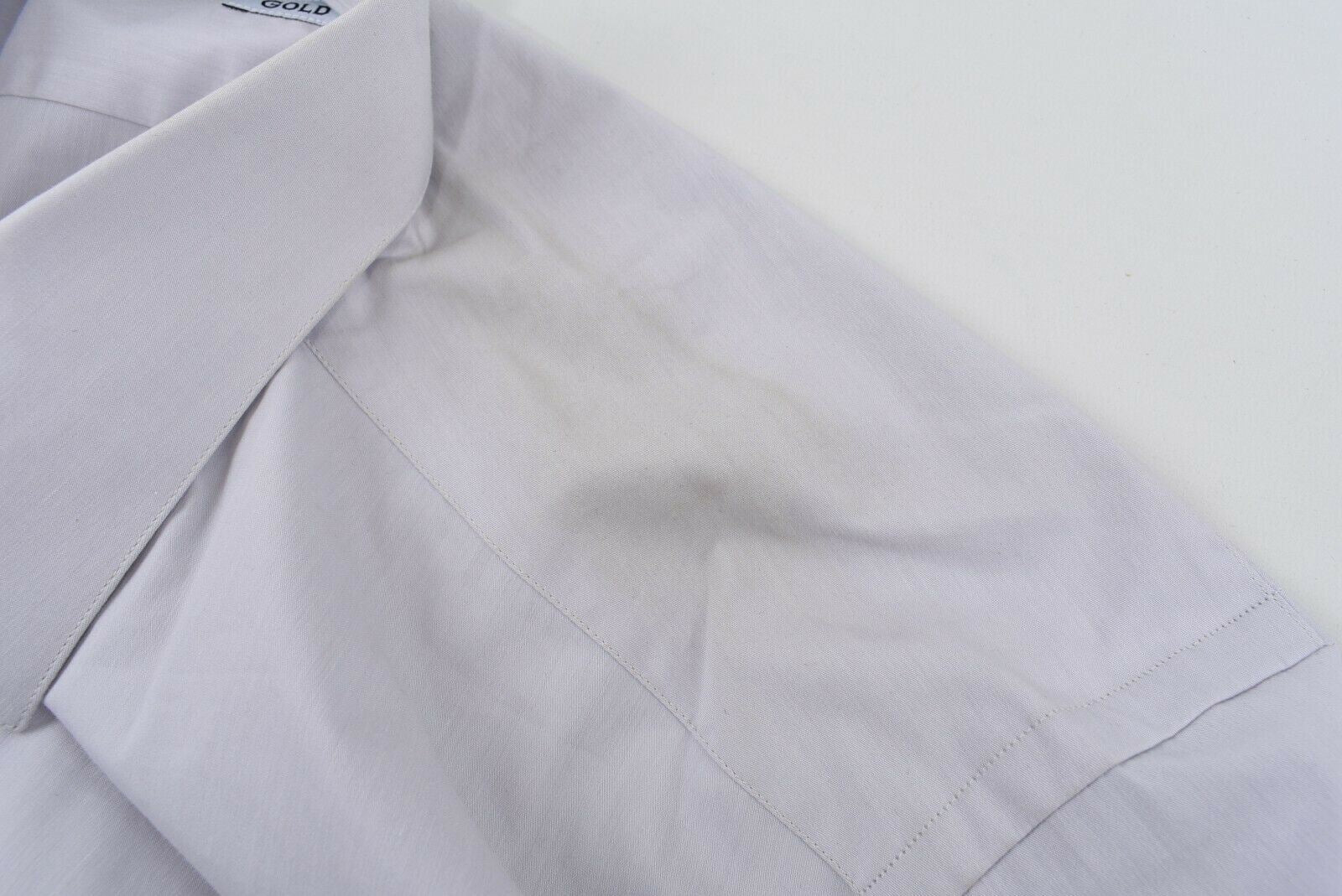 DOLCE & GABBANA Men's Long Sleeve Light Grey Shirt, size collar 17"