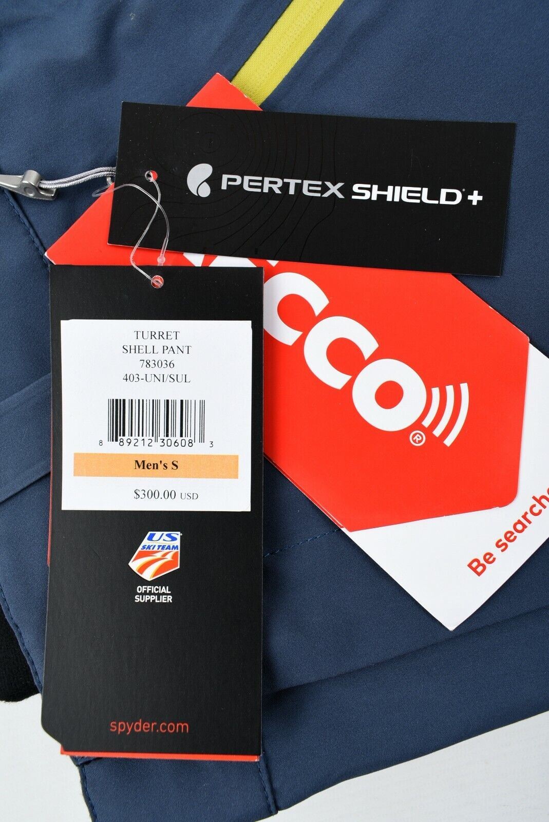 SPYDER Men's TURRET 783036 Shell Pant Ski Pants - size Small