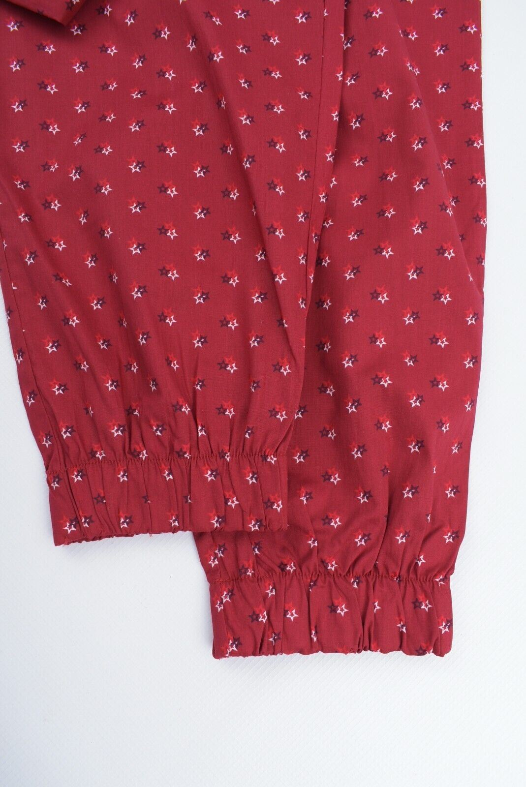 CALVIN KLEIN Women's Lounge Pants, Pyjama Bottoms, Red/Star Print size M (UK 12)