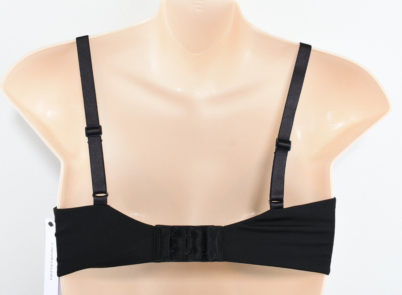 CALVIN KLEIN Women's SEDUCTIVE COMFORT Bra, Black/Nude, size 32DD