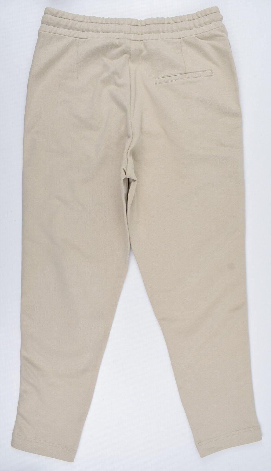 CALVIN KLEIN Women's Logo Tape Organic Cotton Joggers, Bleached Stone, size M