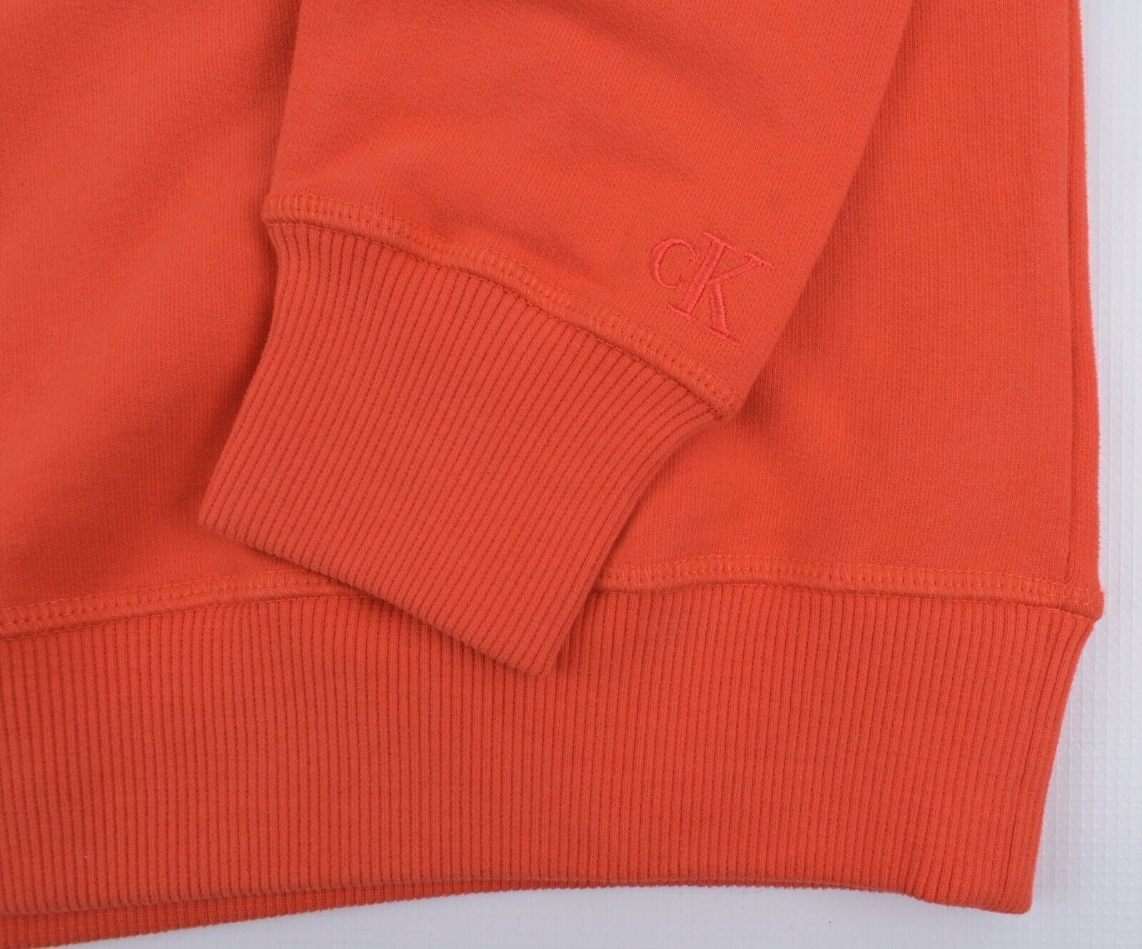 CALVIN KLEIN JEANS Women's Cropped Sweatshirt, Fiery Red, size S (UK 10)