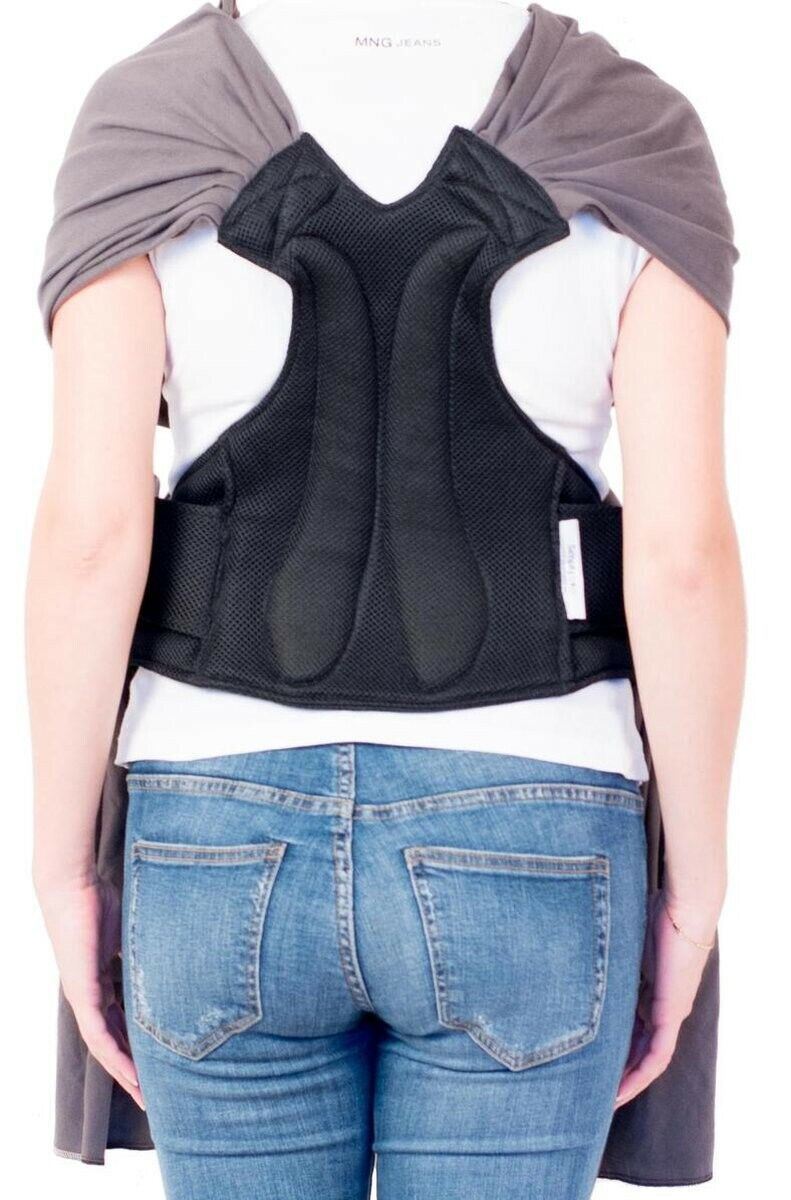 SIMPLY GOOD Revolution Baby Carrier Wrap, Grey, 3-12 kg