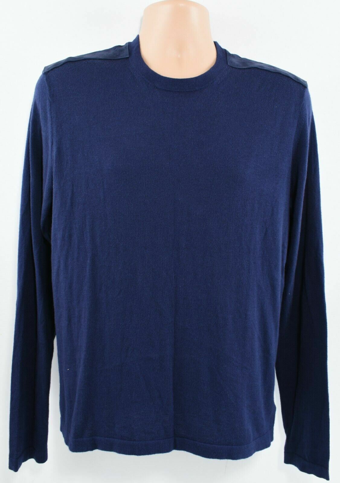 MICHAEL KORS Men's Indigo Blue Lightweight Knit Jumper, size SMALL