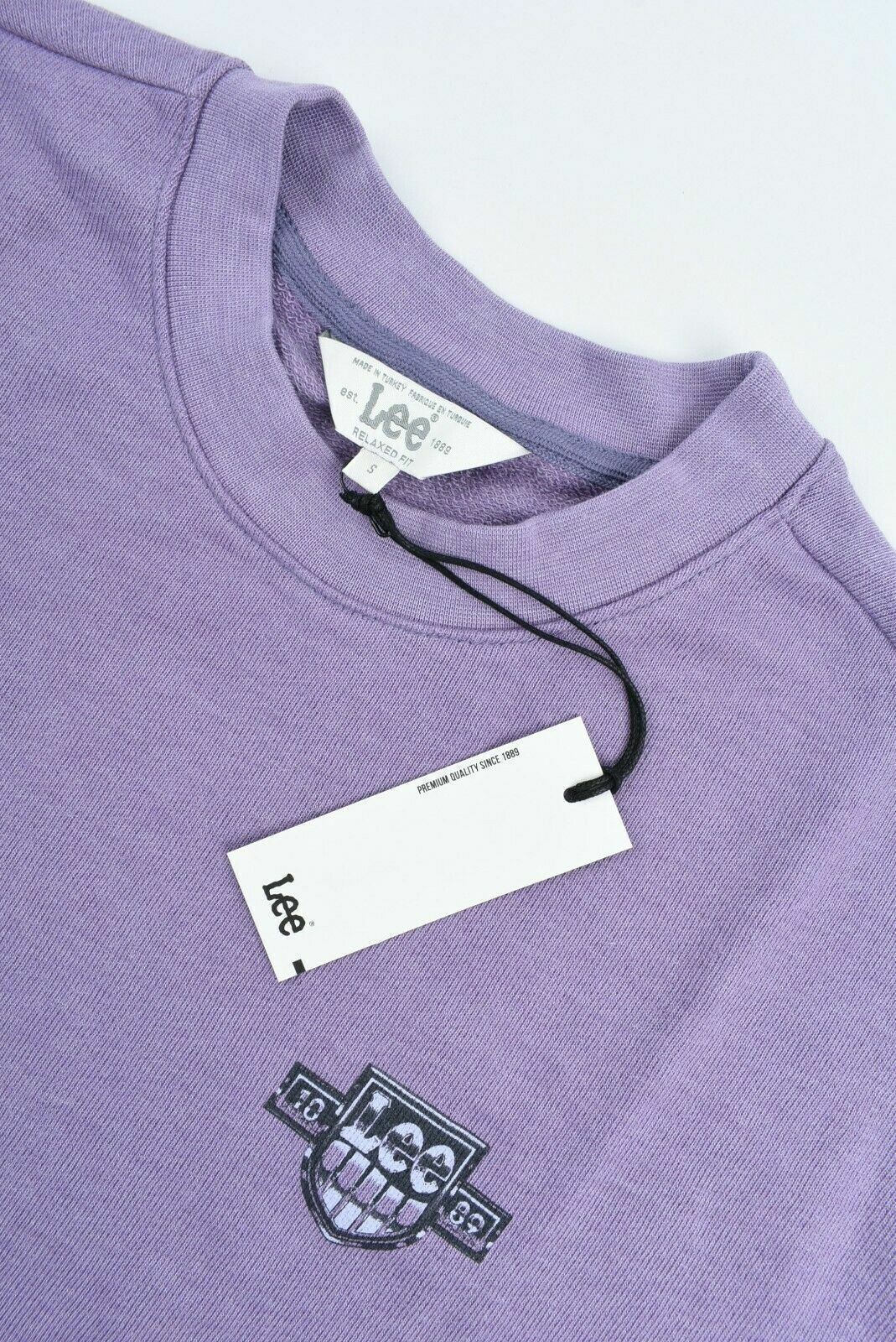 LEE Women's MELEE Relaxed Fit Sweatshirt, Lavender Dusk Purple, size S