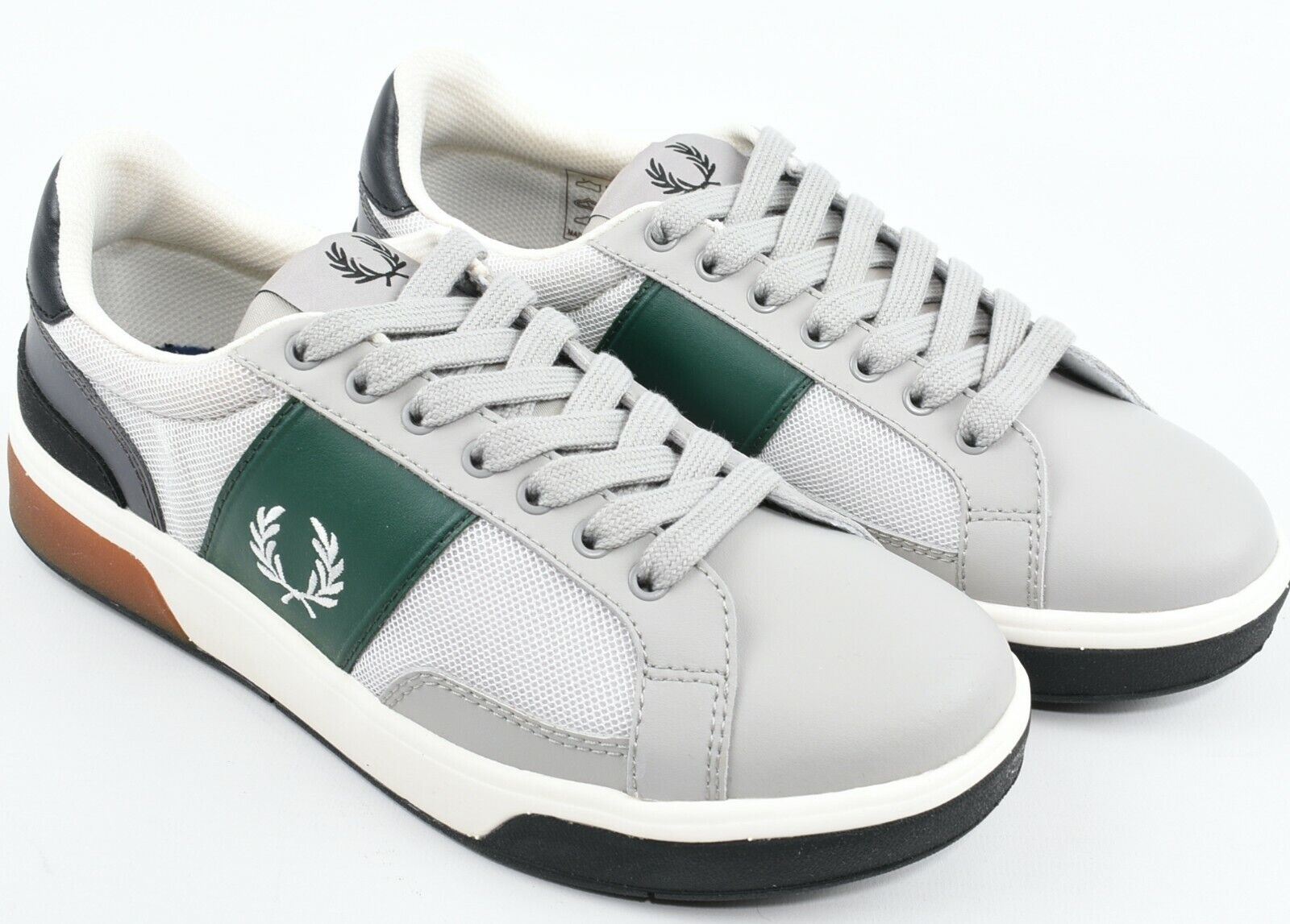 FRED PERRY Women's KICKSERVE 1 Sneakers Trainers, Grey size UK 4 / EU 37
