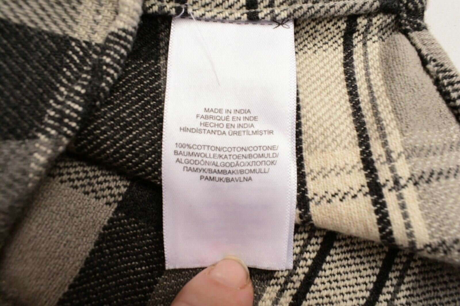 POLO RALPH LAUREN Men's Grey Checked Shacket, Shirt/Jacket, size M /size L