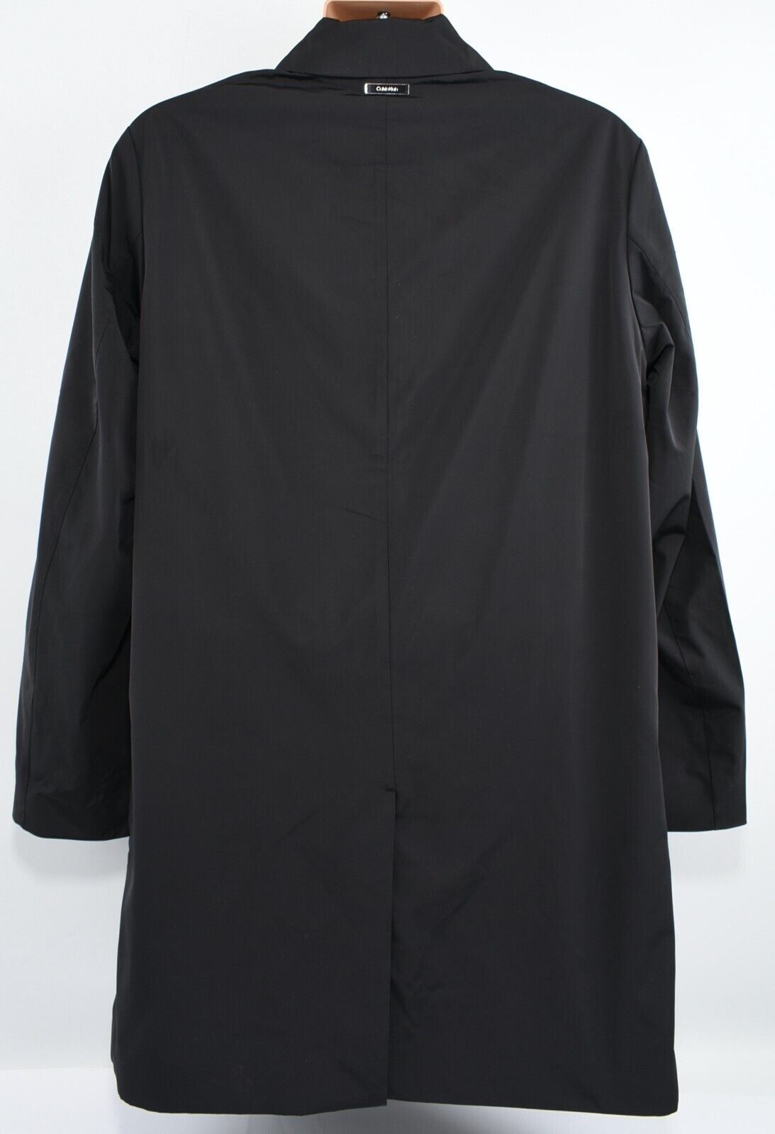 CALVIN KLEIN Men's Compact Jacket, Overcoat, Black, size 38