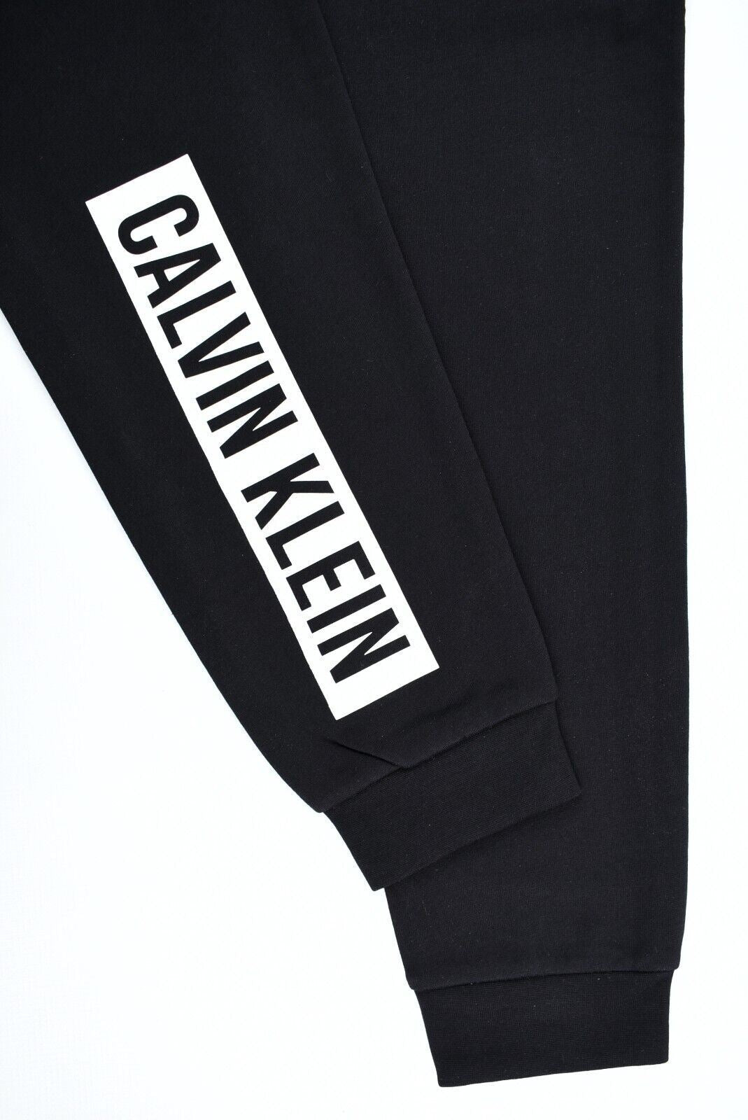 CALVIN KLEIN PERFORMANCE Women's Black Cuffed Joggers Pants, size S (UK 10)