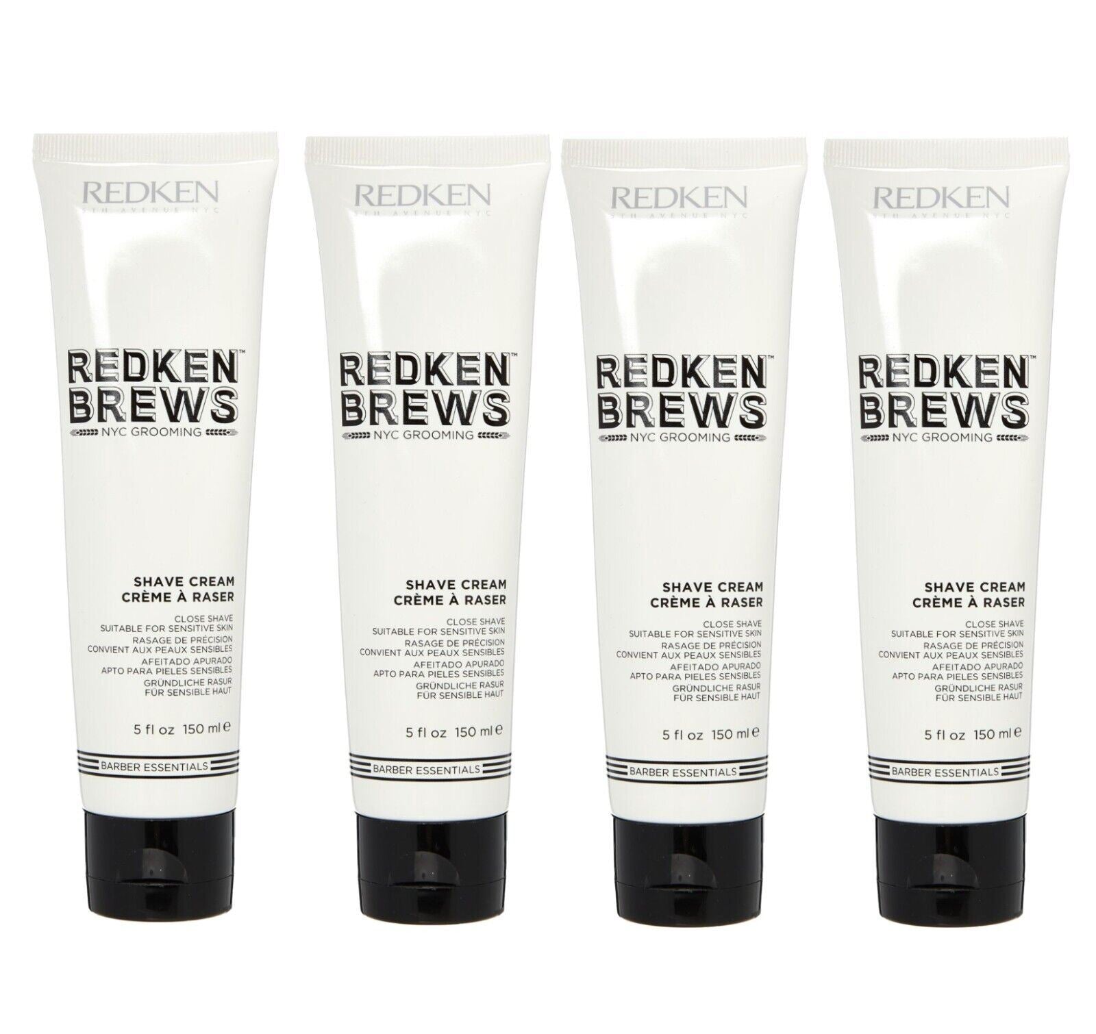 4x REDKEN BREWS - Men's Shaving Cream (4x 150ml)