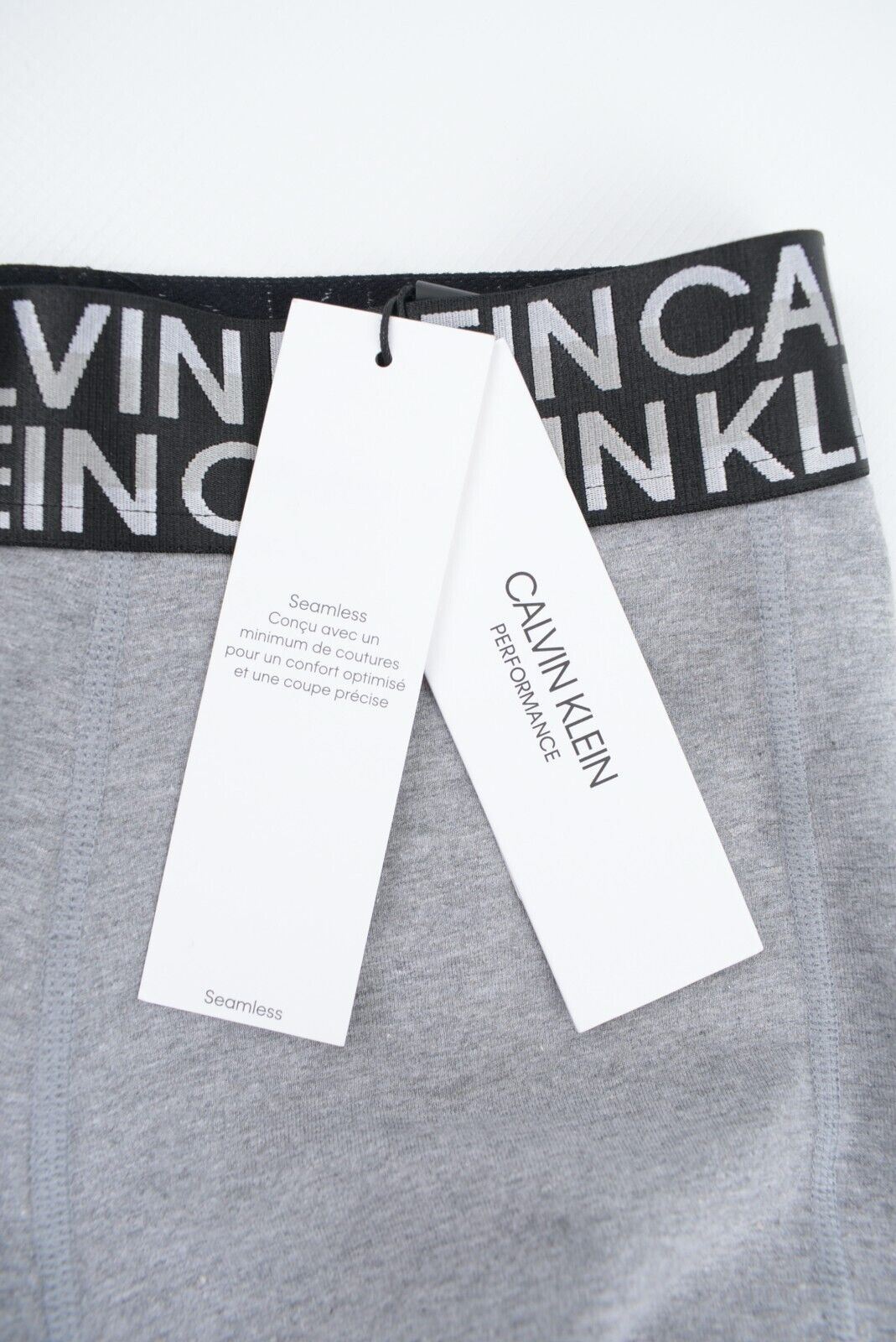 CALVIN KLEIN PERFORMANCE Women's Cotton Leggings, Heather Grey, size XS (UK 8)