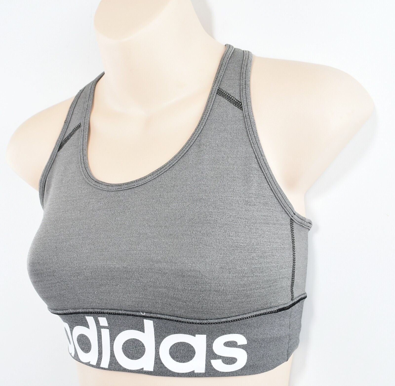 JOB LOT 18 x ADIDAS Womens Designed to Move Sports Bra Dark Grey size XS UK 4-6