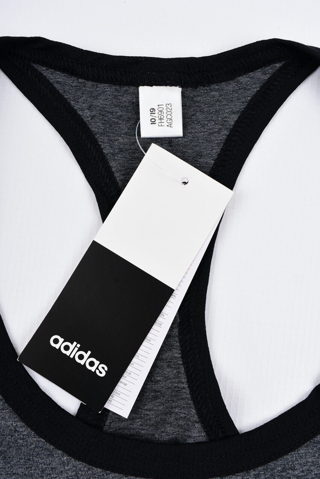 ADIDAS Women's Activewear HI5 Climalite Tank Top Vest, Grey, size XS (UK 4-6)