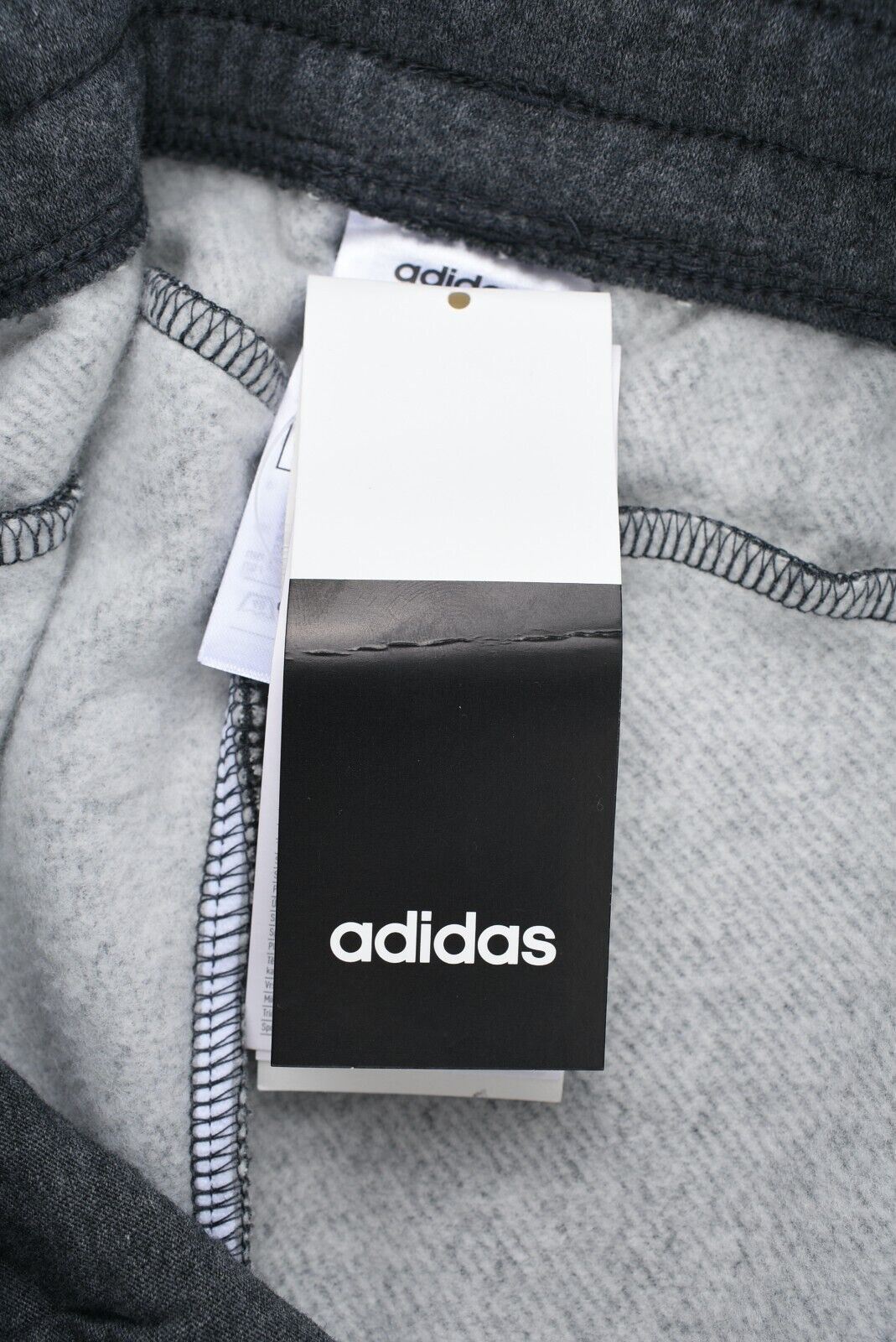 ADIDAS Women's 3-Stripes Cuffed Joggers, Dark Grey/Black, size XS (UK 4-6)