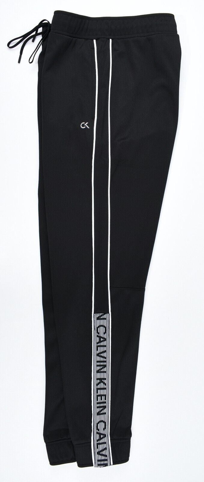 CALVIN KLEIN Performance: Men's Icon Tape Joggers, Black, size S