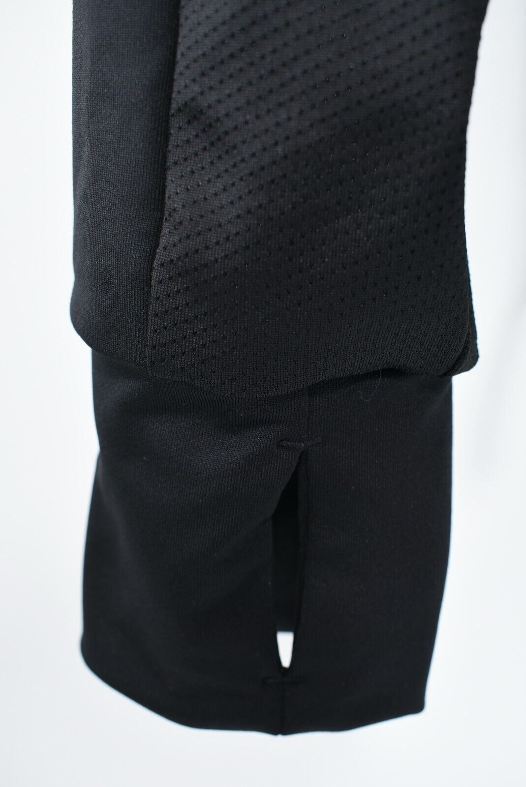 ADIDAS Men's SERENO PRO 1/4 Zip Neck Long Sleeve Top, Black, size S