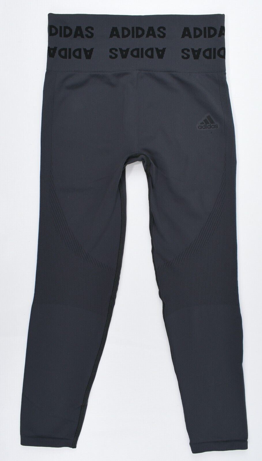 ADIDAS Women's AEROKNIT High Rise 7/8 Leggings, Dark Grey size M UK 12-14