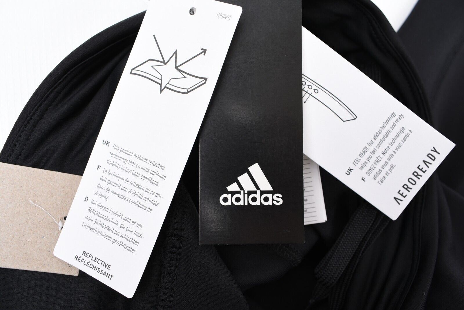ADIDAS Women's OWN THE RUN Mid Rise Running Leggings, Black, size S (UK 8-10)