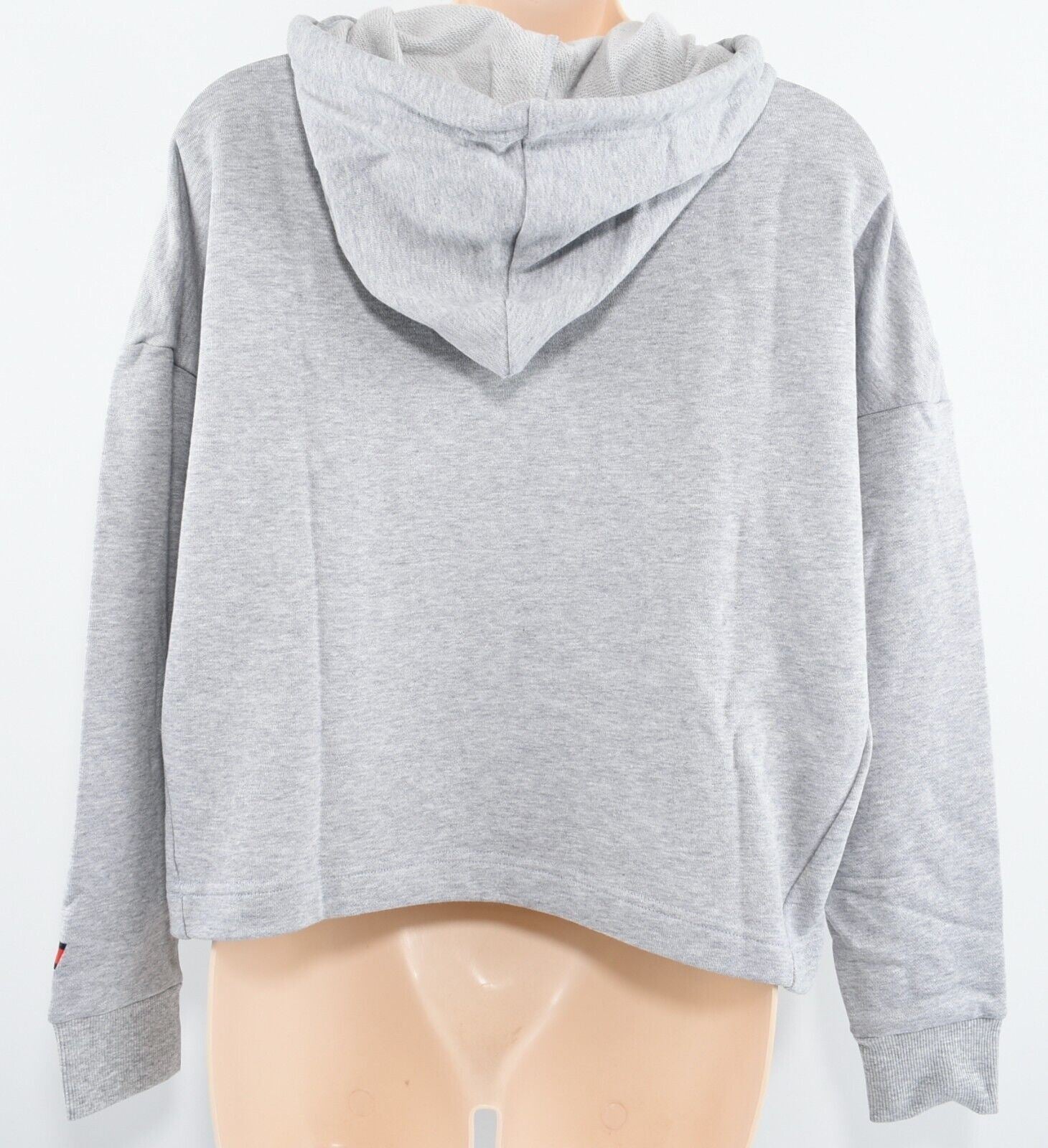 TOMMY HILFIGER - TOMMY SPORT Women's Cropped Hoodie, Grey Heather, size S