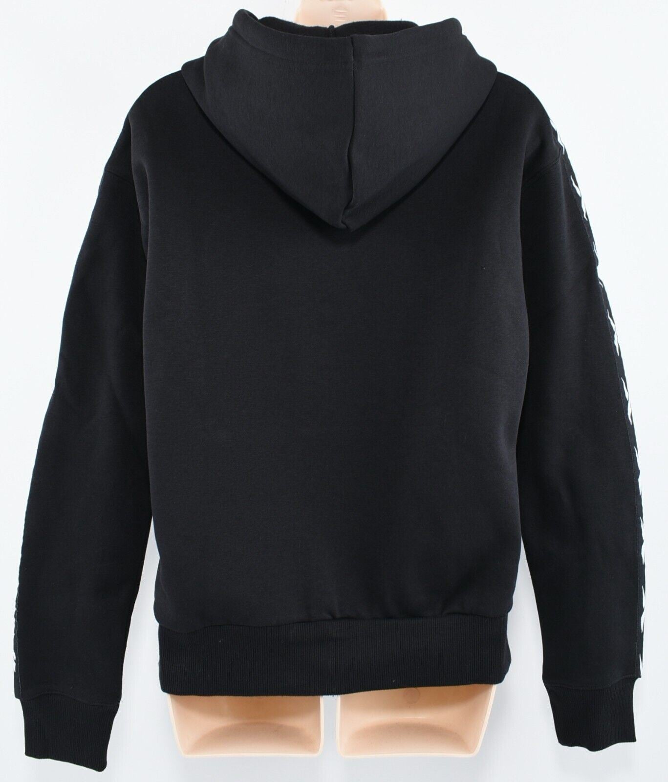 REEBOK Women's Logo Tape Hoodie, Hooded Sweatshirt, Black, size XS (UK 4-6)