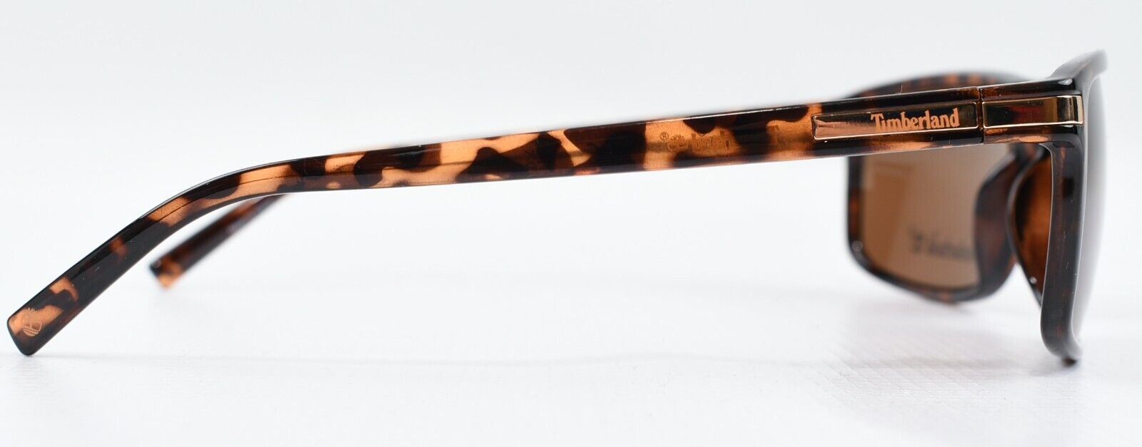 TIMBERLAND Men's Dark Havana Brown Rectangle Sunglasses, TB7182